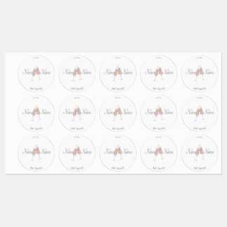 Bröllopsskåp för kortgåvor - tack för dina kort klistermärke