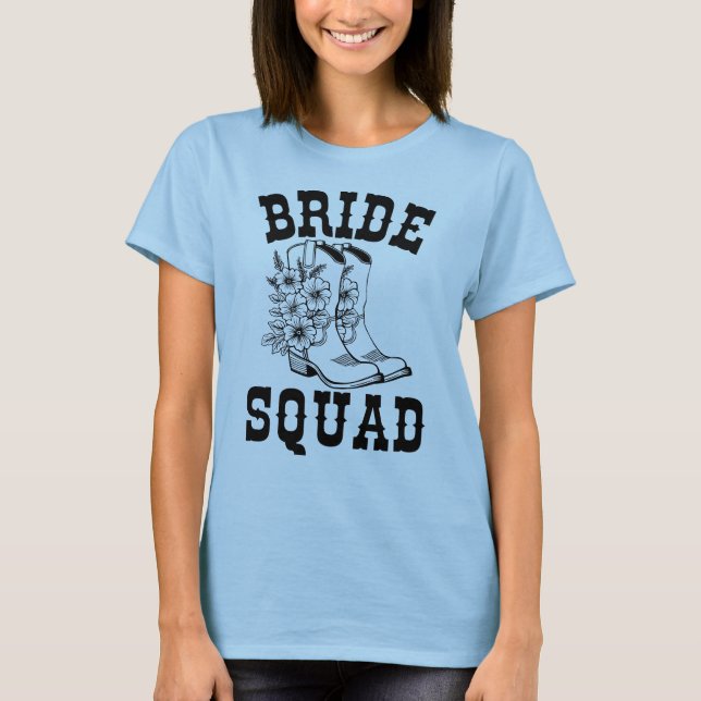 Bröllopsskor Brudklubb T-Shirt (Framsida)