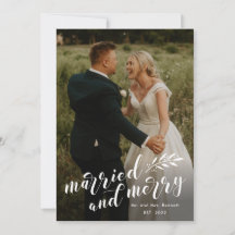 Bröllopsskrift Gift Bröllopsfoto Jul