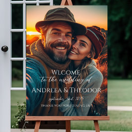 Bröllopsskyltfoto: Anpassa Ditt Perfekta Bröllop Poster