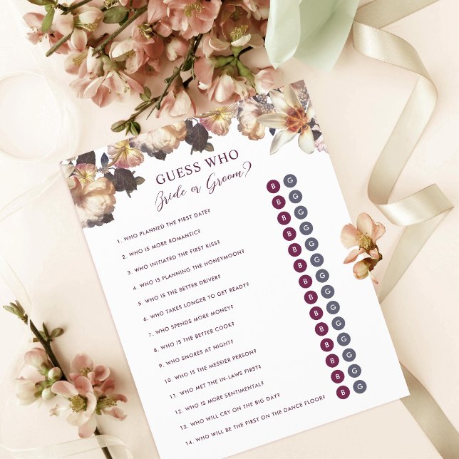 Bröllopsspel för brud och brudgum med höstblommor (Skapare uppladdad)