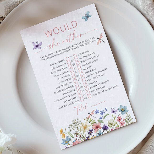 Bröllopsspel för fjärilar och vildblommor - Hon el (Skapare uppladdad)