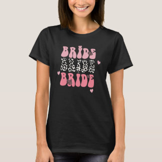 Bröllopsspel för rolig retrobrud och brudtärnor t shirt