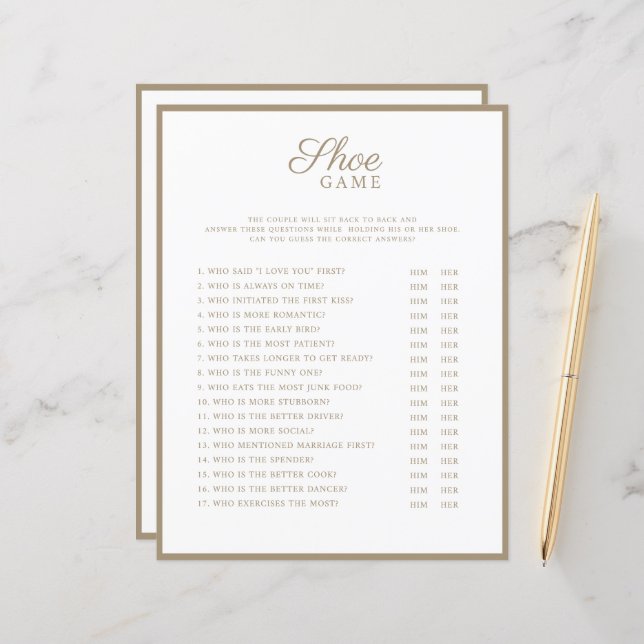 Bröllopsspel modern stil. (Fram/Back In Situ)