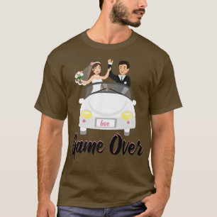 Bröllopsspel Över Bröllopsförslag Förlovning Prese T Shirt