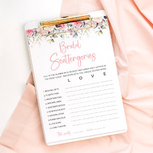 Bröllopsspelskort med rosablommig design inbjudningar