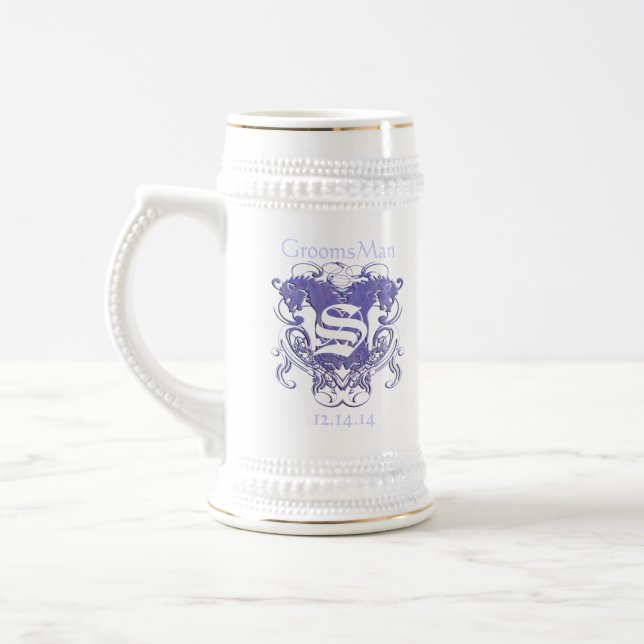 BröllopsStein Vintage Lejon Sejdel (Vänster)