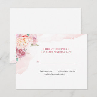 Bröllopssvarskort | Rosenskärms och Blomster Inbjudningar