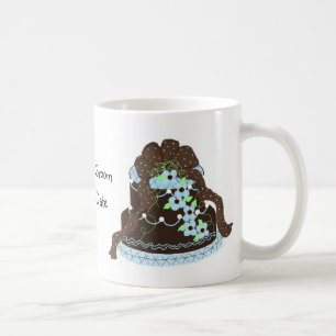 Bröllopstårta designad för speciella tillfällen kaffemugg