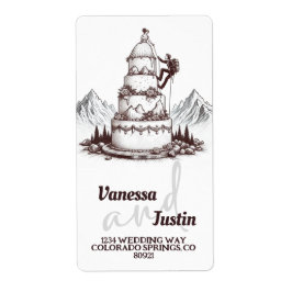 Bröllopstårtklättrare Fraktsedel