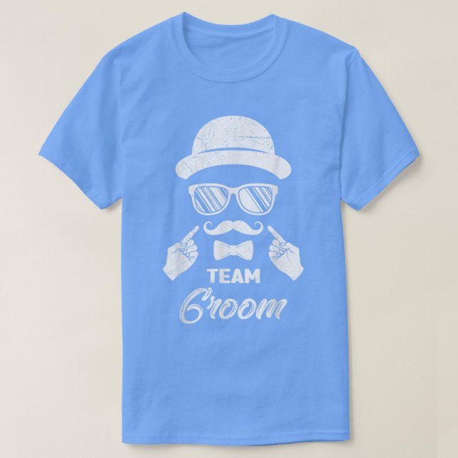 Bröllopsteam brudgum möhippa  t shirt (Design framsida)