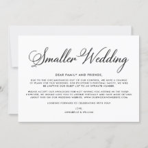 Bröllopsuppdatering | Mindre bröllop