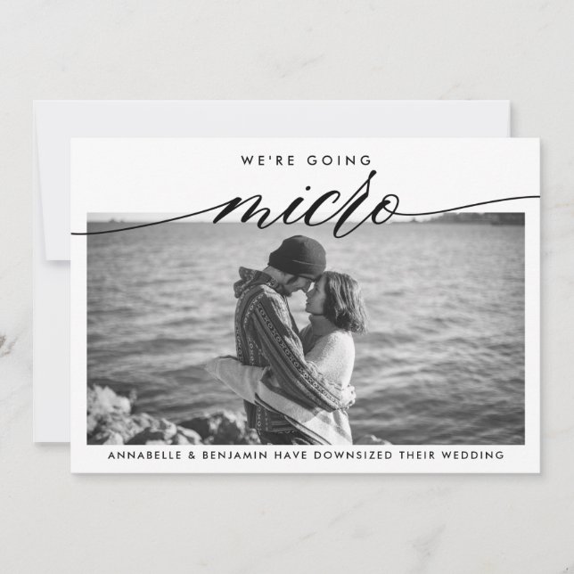 Bröllopsuppdatering | Vi Går Mikro Meddelande (Framsida)
