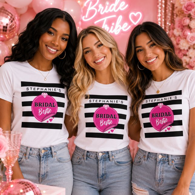 Bröllopsväninna Sephora Tema Brudtjej Tri-Ble T Shirt (Skapare uppladdad)