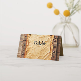 Bröllopsvikkort Placeringskort