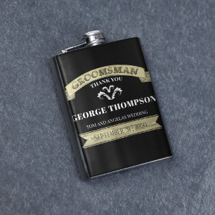 Bröllopsvittne Vintage Klassisk Enkel Fickplunta