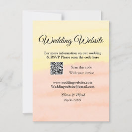 Bröllopswebbplats lägg till Q R-kod skanna lägg ti Vykort
