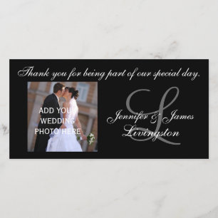 Brölloptackmonogramen & kopplar ihop fotograferar tack kort