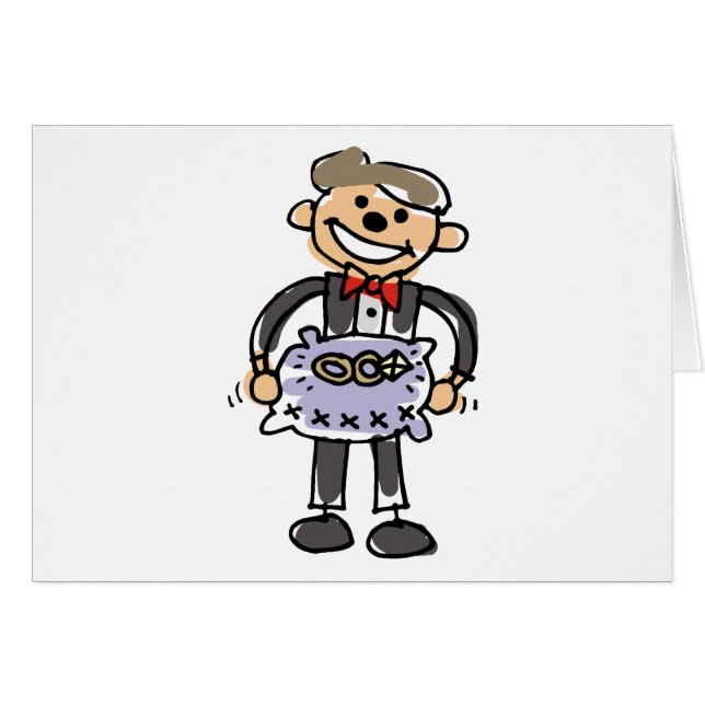 Brölloptema 23 hälsningskort (Framsidan Horizontal)