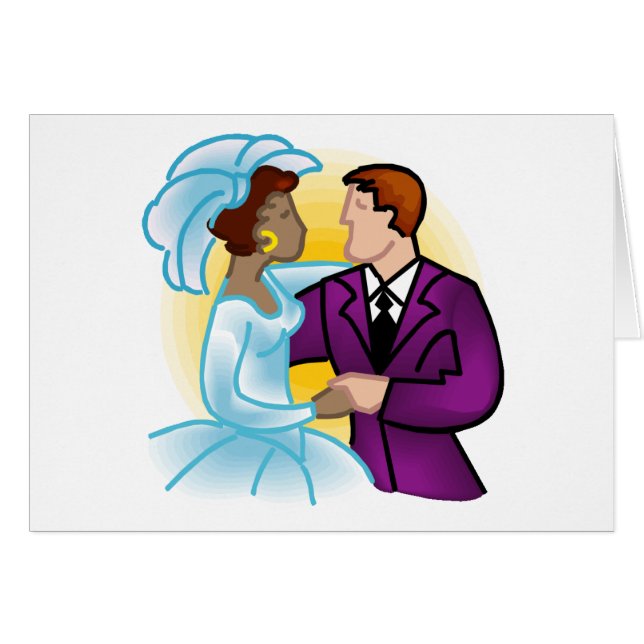 Brölloptema 49 hälsningskort (Framsidan Horizontal)