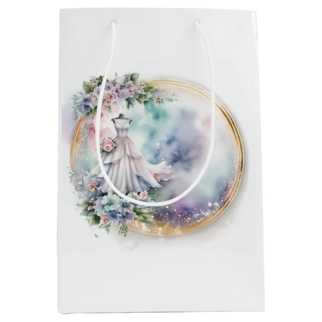 Bröllpsdusch Bröllopsklänning (Framsidan)