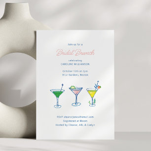 Bröllsbrunch Cocktail Shower Firande Mimosa Inbjudningar