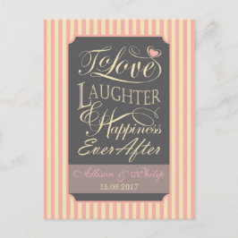 Bröllscitatdesign Inbjudan Vykort