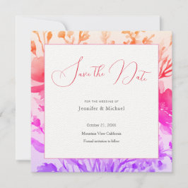 Bröllsexpert minimalistisk söt blomster spara datumet