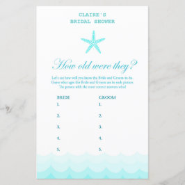 Bröllspelet på stranden, nautiskt, havsfröken