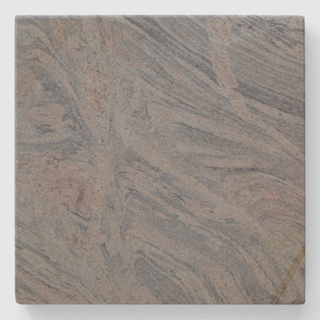 Bröllträdsblått på Tan Marble Square Underlägg (Framsidan)