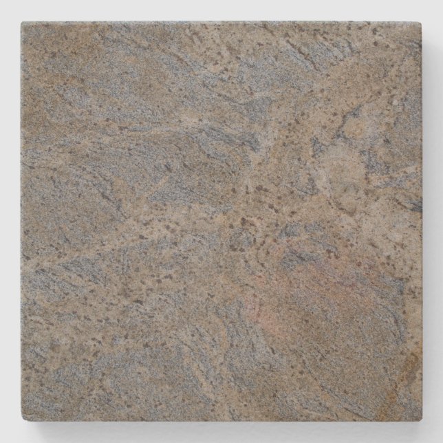 Bröllträdsblått på Tan Marble Square Underlägg (Framsidan)