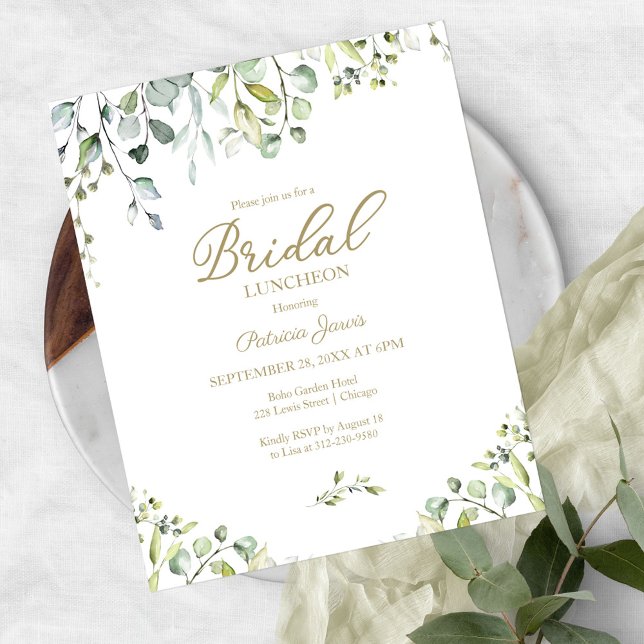 Bröllungsluncher Budget för Brudens Invitation (Skapare uppladdad)