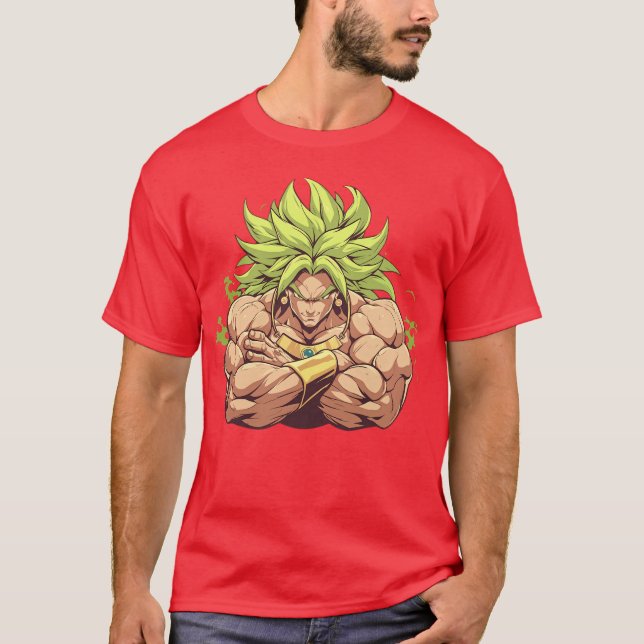 broly print t shirt (Framsida)