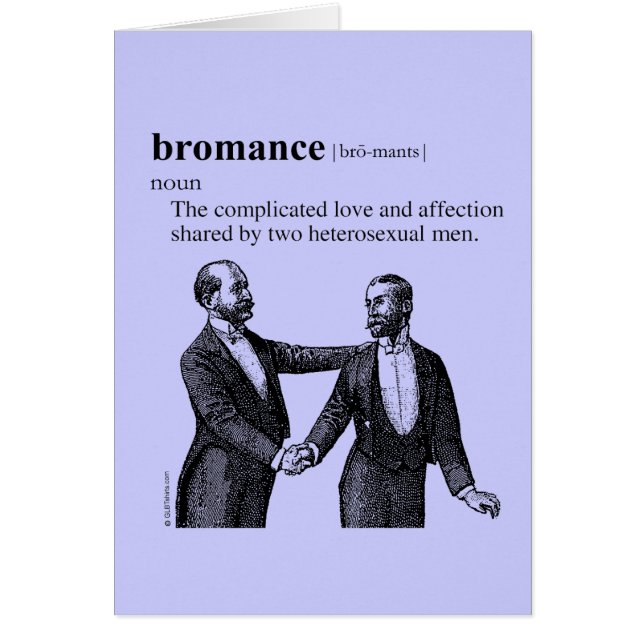 BROMANCE HÄLSNINGSKORT (Framsidan)