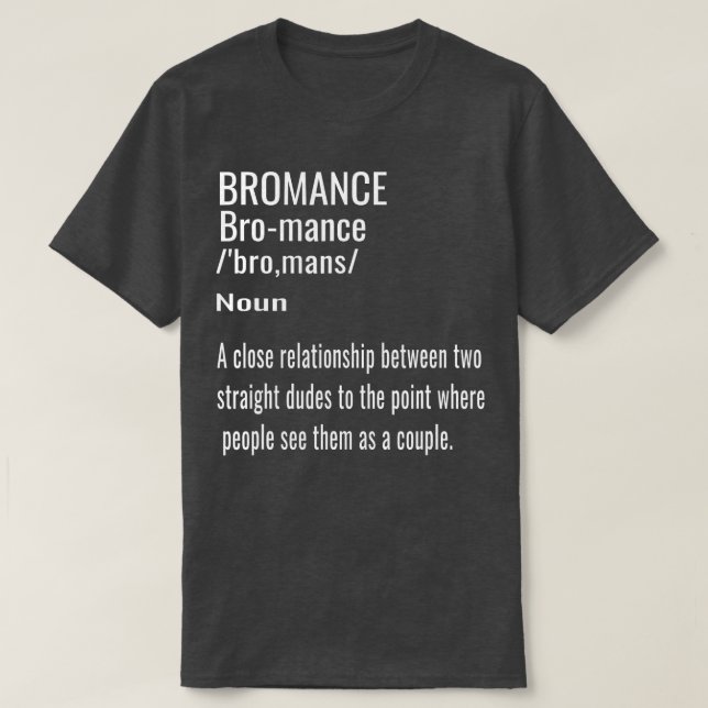 Bromans Affectionate Funny Manar Bro Vänskap Gi T Shirt (Design framsida)
