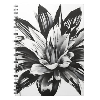 Bromeliad - Akvarellblommor Anteckningsbok