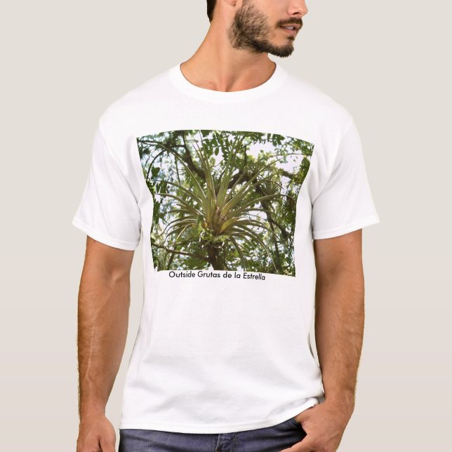 Bromeliad utanför Grutas de la Estrella Tee Shirt (Framsida)