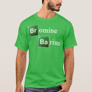 Bromine och Barium Periodic Bord Chemistry Elemen T Shirt