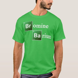 Bromine och Barium Periodic Bord Chemistry Elemen T Shirt