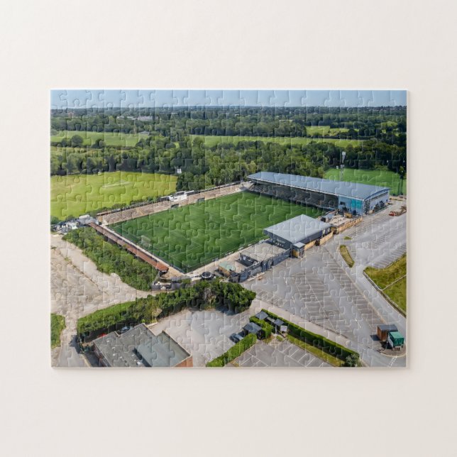 Bromley FC Hayes Lane Stadium Flygbild Pussel (Horisontell)
