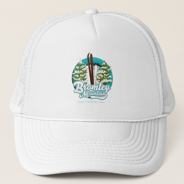 Bromley Mountain Peru Vermont US Ski logotyp Keps (Framsida)
