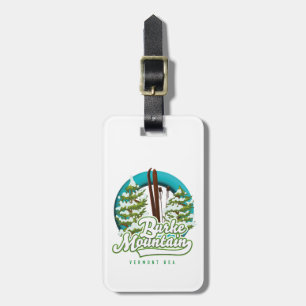 Bromley Mountain Peru Vermont US Ski logotyp Lugga Bagagebricka