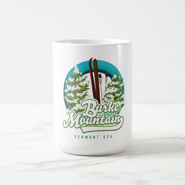 Bromley Mountain Peru Vermont US Skid logotyp Kaff Kaffemugg (Center)