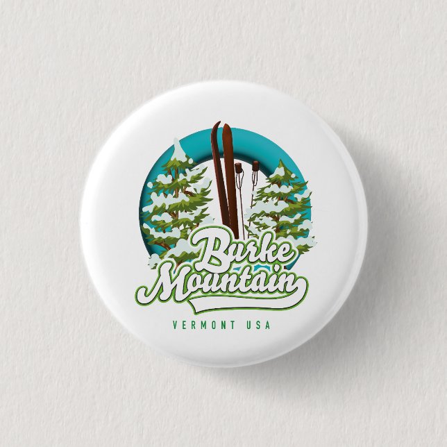 Bromley Mountain Peru Vermont US Skylogo Knapp (Framsida)