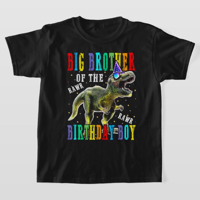 BROMNEN Dinosaur från födelsedagen T Shirt (Laydown)