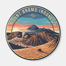 Bromo Indonesia Travel Magnet