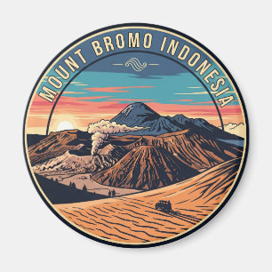 Bromo Indonesia Travel Magnet