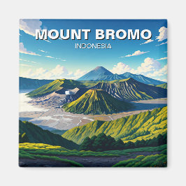 Bromo Indonesia Travel Magnet