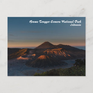 Bromo Tengger Semeru nationalpark vykort