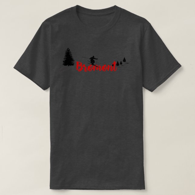Bromont Ski Long T Shirt (Design framsida)